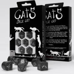 Q-Workshop - Cats RPG Dice Set: Waffle (7-delig)