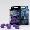 Q-Workshop - Classic RPG Dice Set: Purple & Yellow (7-delig)