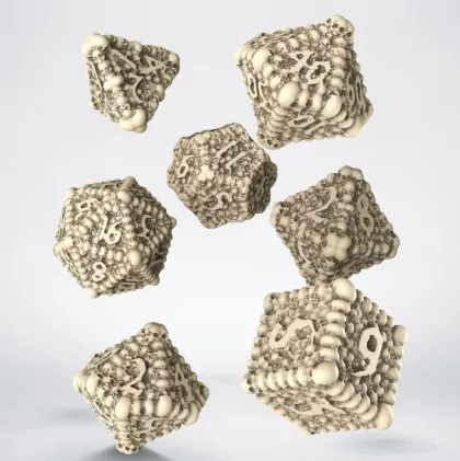 Q-Workshop - Dice Macabre RPG Dice Set (7-delig)