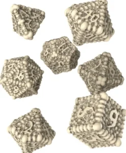 Q-Workshop - Dice Macabre RPG Dice Set (7-delig)