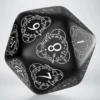 Q-Workshop - D20 Life Counter: Black & White
