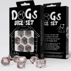 Q-Workshop - Dogs RPG Dice Set: Bubbles (7-delig)