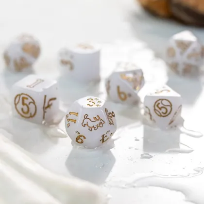 Q-Workshop - Dogs RPG Dice Set: Charlie (7-delig)