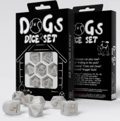 Q-Workshop - Dogs RPG Dice Set: Charlie (7-delig)