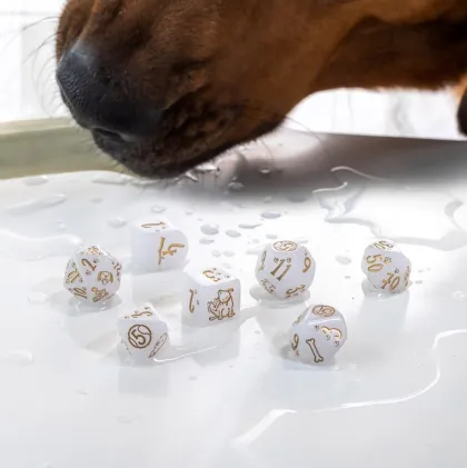 Q-Workshop - Dogs RPG Dice Set: Charlie (7-delig)