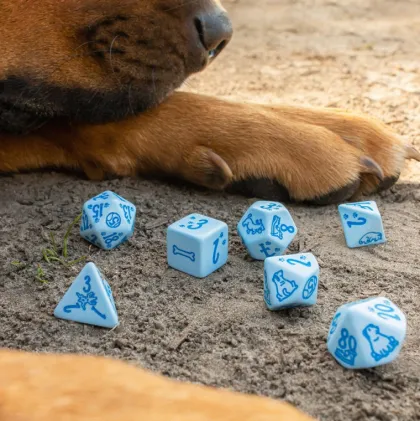 Q-Workshop - Dogs RPG Dice Set: Max (7-delig)