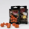 Q-Workshop - Dragon Slayer RPG Dice Set: Red & Orange (7-delig)