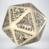 Q-Workshop - Dungeon Generator Die: Beige & Black