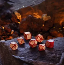 Q-Workshop - Dwarven RPG Dice Set: Jewels (7-delig)