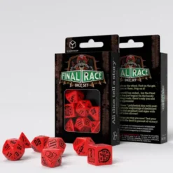 Q-Workshop - Final Race RPG Dice Set: Engine Roar (7-delig)