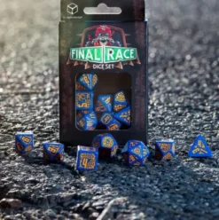 Q-Workshop - Final Race RPG Dice Set: Road Fever (7-delig)