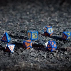 Q-Workshop - Final Race RPG Dice Set: Road Fever (7-delig)