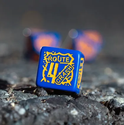 Q-Workshop - Final Race RPG Dice Set: Road Fever (7-delig)