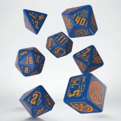 Q-Workshop - Final Race RPG Dice Set: Road Fever (7-delig)