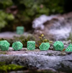 Q-Workshop - Forest RPG Dice Set: Tundra (7-delig)