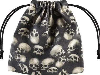 Q-Workshop - Full Art Dice Pouch: Skull