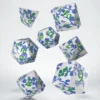 Q-Workshop - Full Art Dice Set: Porcelain