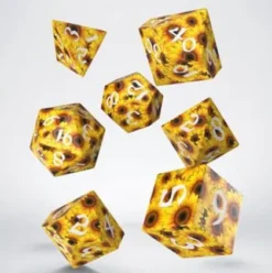 Q-Workshop - Full Art Dice Set: Sunflower