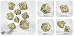 Q-Workshop - Game of thrones RPG Dice Set: Stark (8-delig)