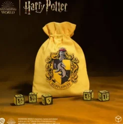Q-Workshop - Harry Potter Dice & Pouch: Hufflepuff (5-delig)