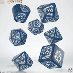 Q-Workshop - Harry Potter Modern RPG Dice Set: Ravenclaw - Blue (7-delig)