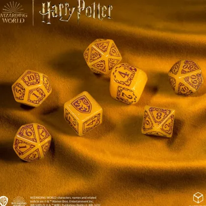 Q-Workshop - Harry Potter Modern RPG Dice Set: Gryffindor - Gold (7-delig)