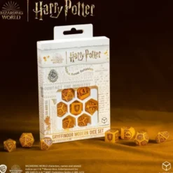 Q-Workshop - Harry Potter Modern RPG Dice Set: Gryffindor - Gold (7-delig)