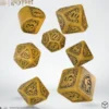 Q-Workshop - Harry Potter Modern RPG Dice Set: Hufflepuff - Yellow (7-delig)