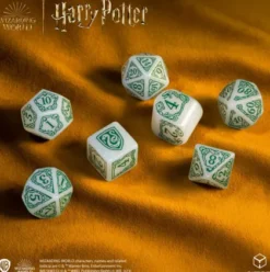 Q-Workshop - Harry Potter Modern RPG Dice Set: Slytherin - White (7-delig)