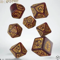 Q-Workshop - Harry Potter Modern RPG Dice Set: Gryffindor - Red (7-delig)