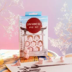 Q-Workshop - Japanese RPG Dice Set: Cherry Blossoms Petals