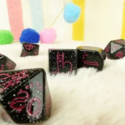 Q-Workshop - Llama RPG Dice Set: Spitty (7-delig)