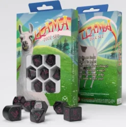 Q-Workshop - Llama RPG Dice Set: Spitty (7-delig)