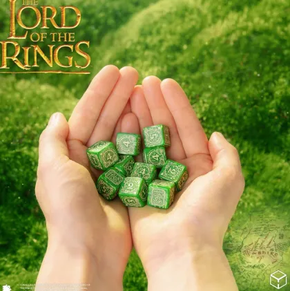 Q-Workshop - Lord of the Rings D6 Dice Set: Shire (10-delig)