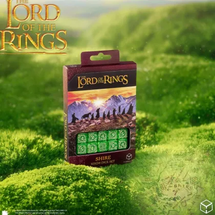 Q-Workshop - Lord of the Rings D6 Dice Set: Shire (10-delig)