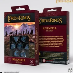 Q-Workshop - Lord of the Rings RPG Dice Set: Rivendell - Water (7-delig)