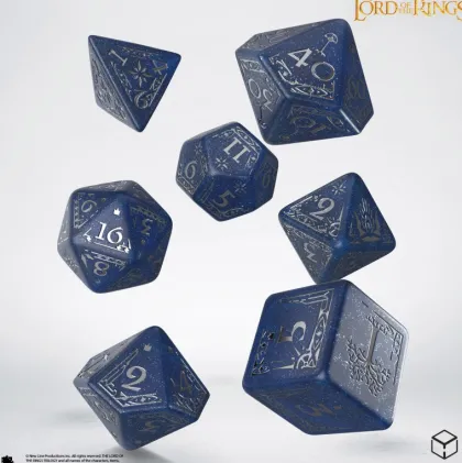 Q-Workshop - Lord of the Rings RPG Dice Set: Gondor (7-delig)