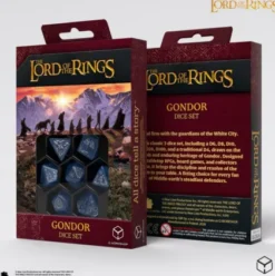 Q-Workshop - Lord of the Rings RPG Dice Set: Gondor (7-delig)