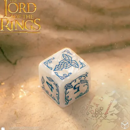 Q-Workshop - Lord of the Rings RPG Dice Set: Rivendell - Stone (7-delig)