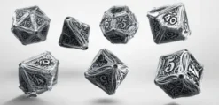 Q-Workshop - Metal RPG Dice Set: Call of Cthulhu (7-delig)
