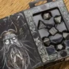 Q-Workshop - Metal RPG Dice Set: Mythical (7-delig)