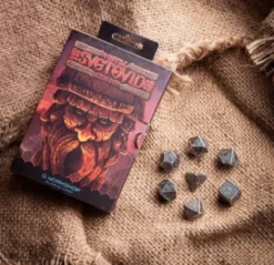 Q-Workshop - Metal RPG Dice Set: Svetovid (7-delig)