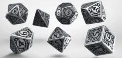 Q-Workshop - Metal RPG Dice Set: Steampunk