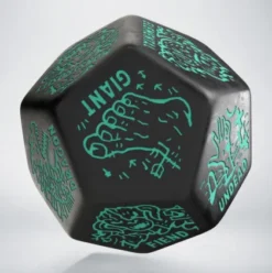 Q-Workshop - Monster Generator Die: Black & Turquise