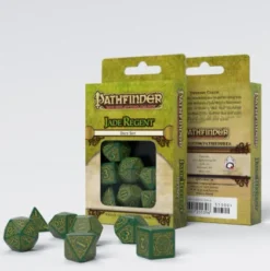 Q-Workshop - Pathfinder RPG Dice Set: Jade Regent (7-delig)