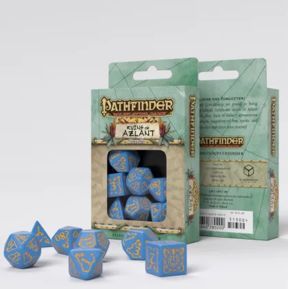 Q-Workshop - Pathfinder RPG Dice Set: Ruins of Azlant (7-delig)