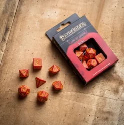 Q-Workshop - Pathfinder RPG Dice Set: Age of Ashes (7-delig)