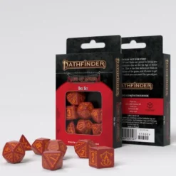 Q-Workshop - Pathfinder RPG Dice Set: Age of Ashes (7-delig)