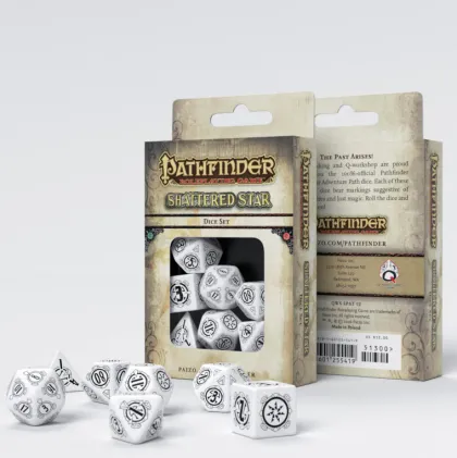 Q-Workshop - Pathfinder RPG Dice Set: Shattered Star (7-delig)