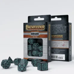 Q-Workshop - Pathfinder RPG Dice Set: Iron Gods (7-delig)